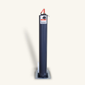 Rhino RT/R8 Heavy Duty Telescopic Bollard, Powder Coated Finish / Height 670mm