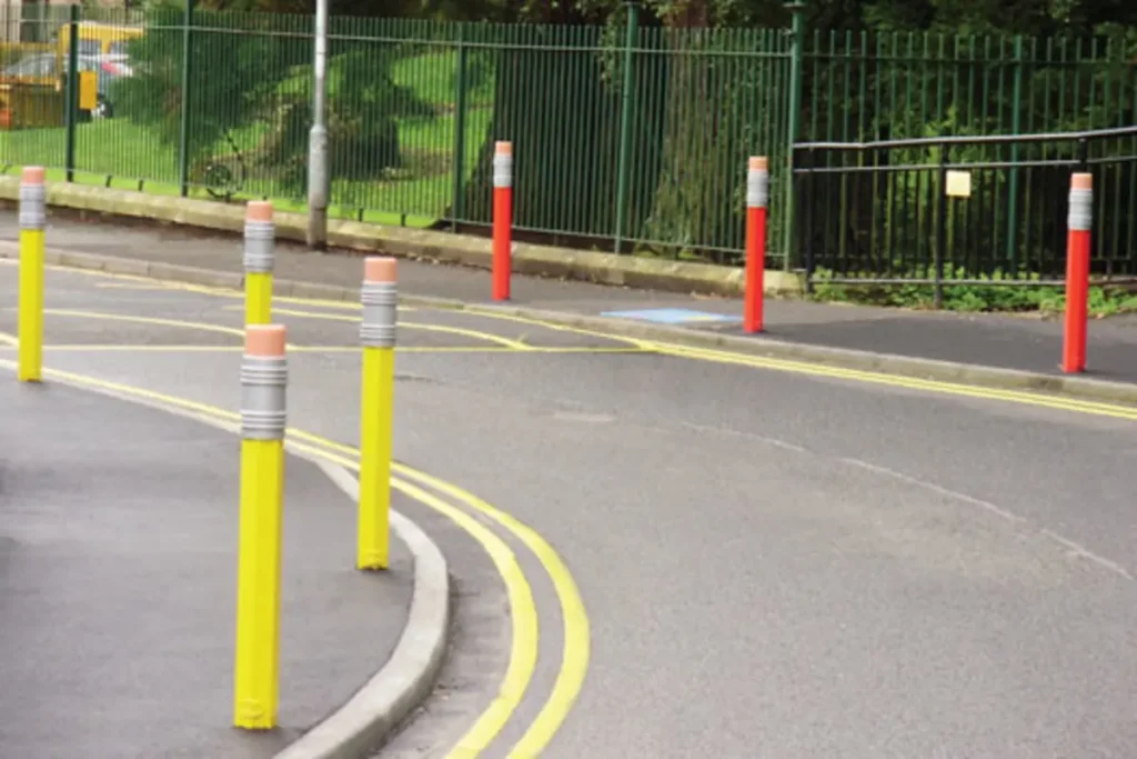 pi pencil rubber plastic bollard