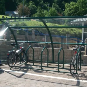velozone cycle shelter powder coated