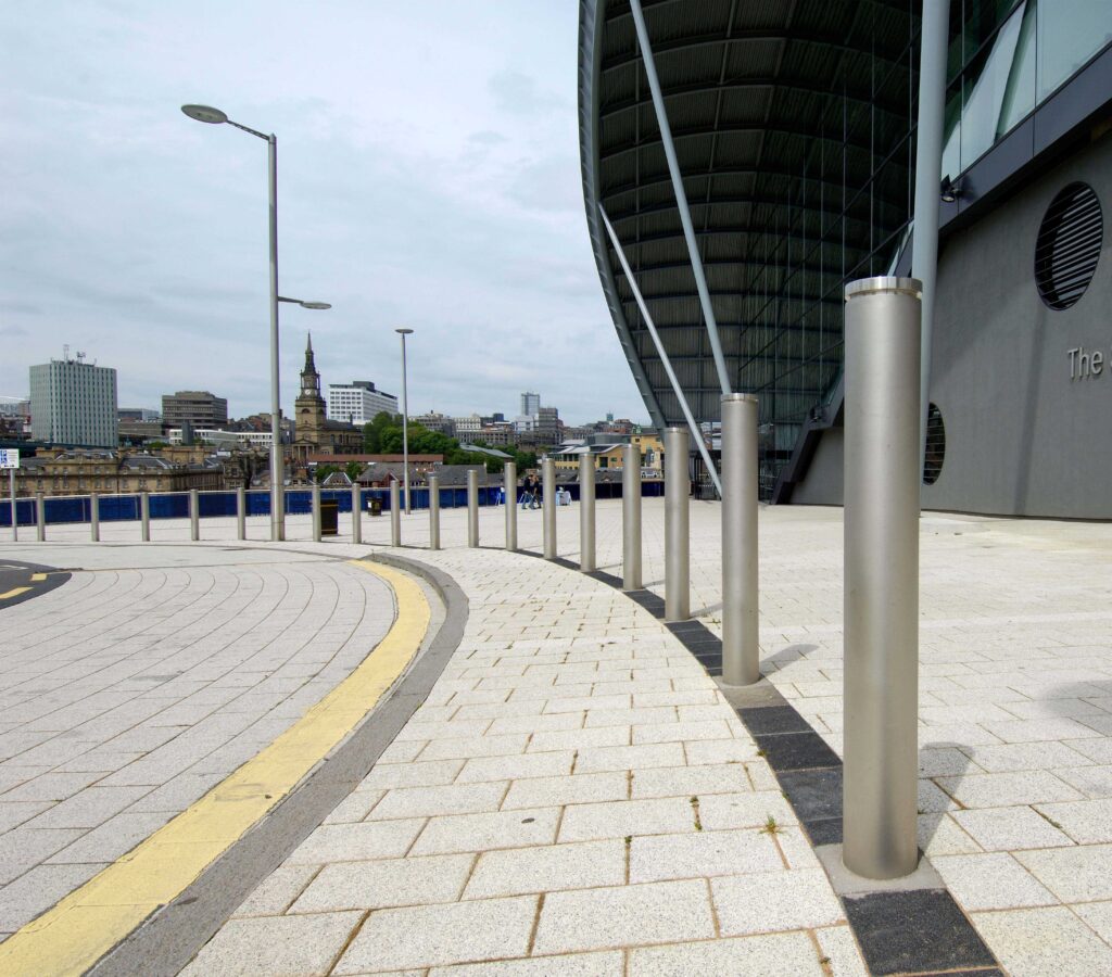 geo bollard stainless steel