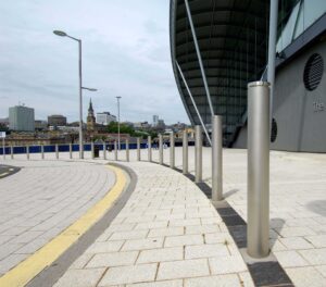 geo bollard stainless steel