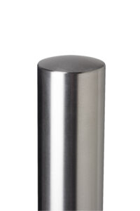 semi dome top stainless steel bollard