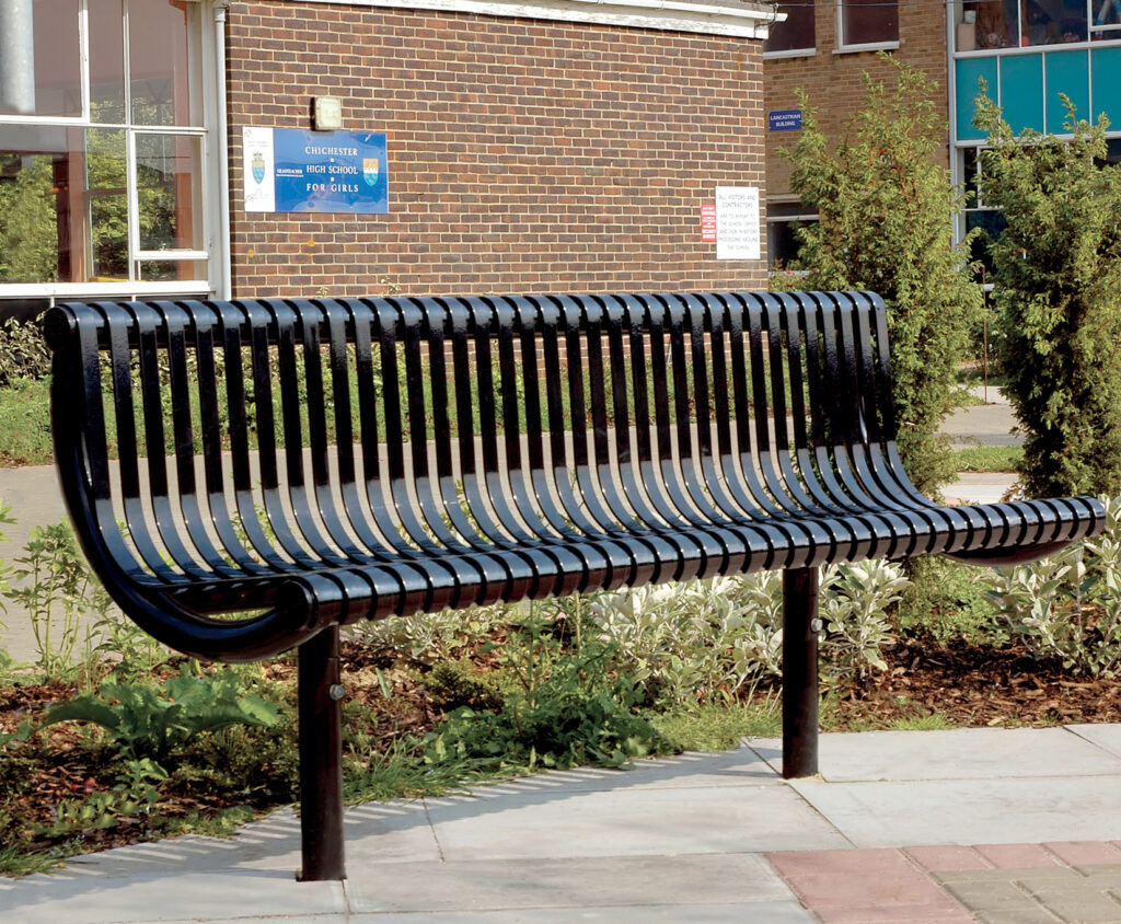 steel festival seat street furniture