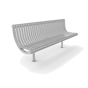 Ollerton M3 Contemporary Straight Stainless Steel Seat