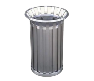 Ollerton M3 Contemporary Stainless Steel Flared Top 40L Litter Bin