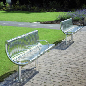 Ollerton M3 Contemporary Straight Stainless Steel Seat