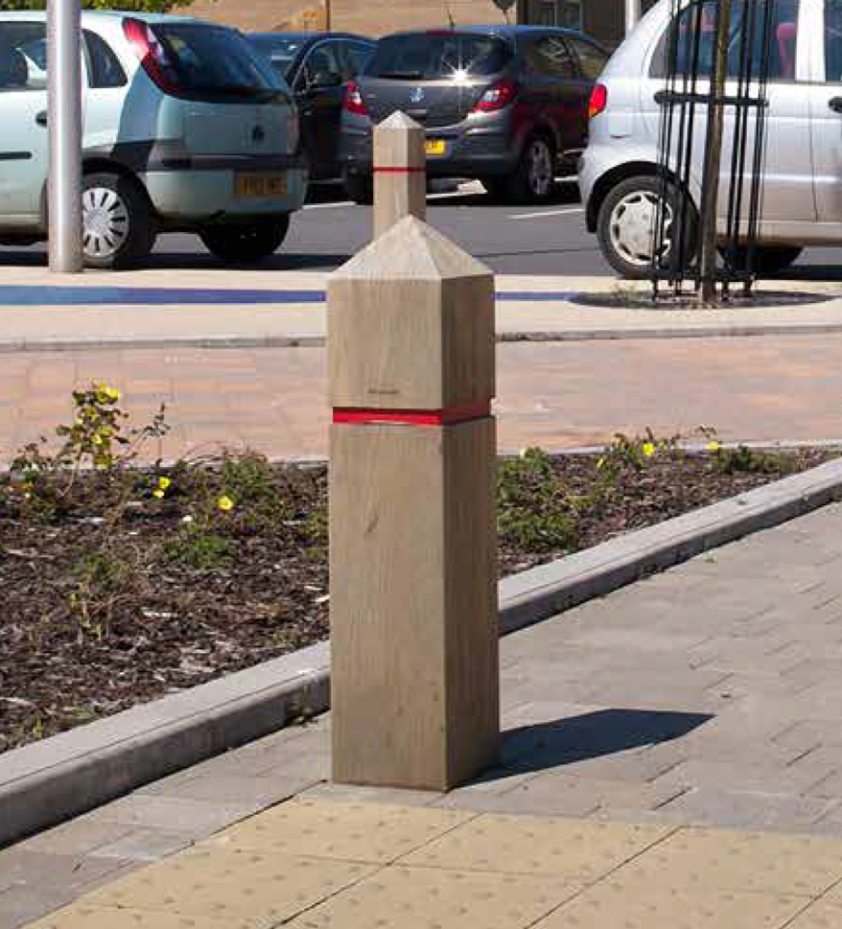 timber bollards