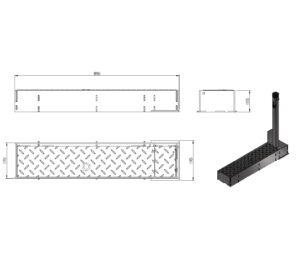 stealth parking post dimensions