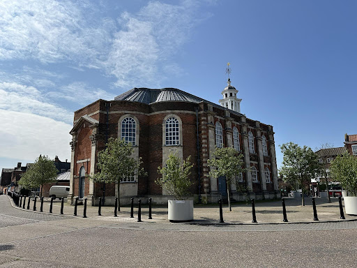 St George's Theatre after bollard installation